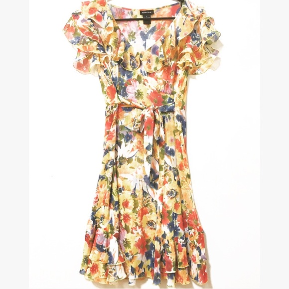 Vibrant Floral Dress - Picture 1 of 2